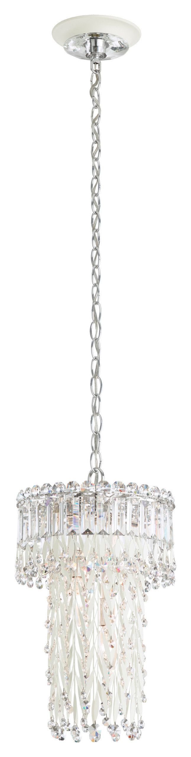 Schonbek Lr1008N-06S 3 Light Crystal Pendant, WhiteBy Schonbek