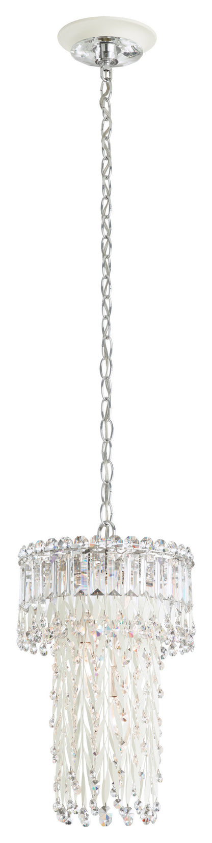 Schonbek Lr1008N-06S 3 Light Crystal Pendant, WhiteBy Schonbek