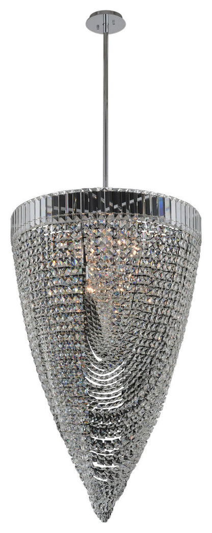 Mira 26x39" 18-Light Contemporary Large Pendants by AllegriBy Allegri Crystal by Kalco Lighting