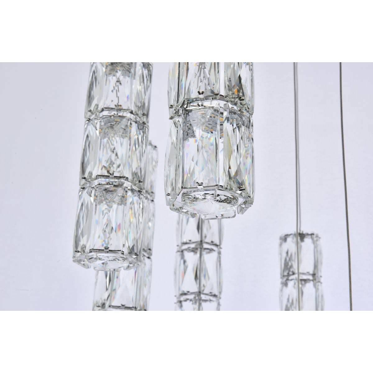 Polaris 20 Light Chandelier, ChromeBy Elegant Furniture & Lighting