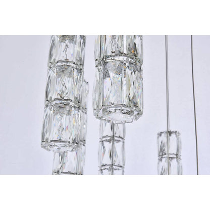 Polaris 20 Light Chandelier, ChromeBy Elegant Furniture & Lighting