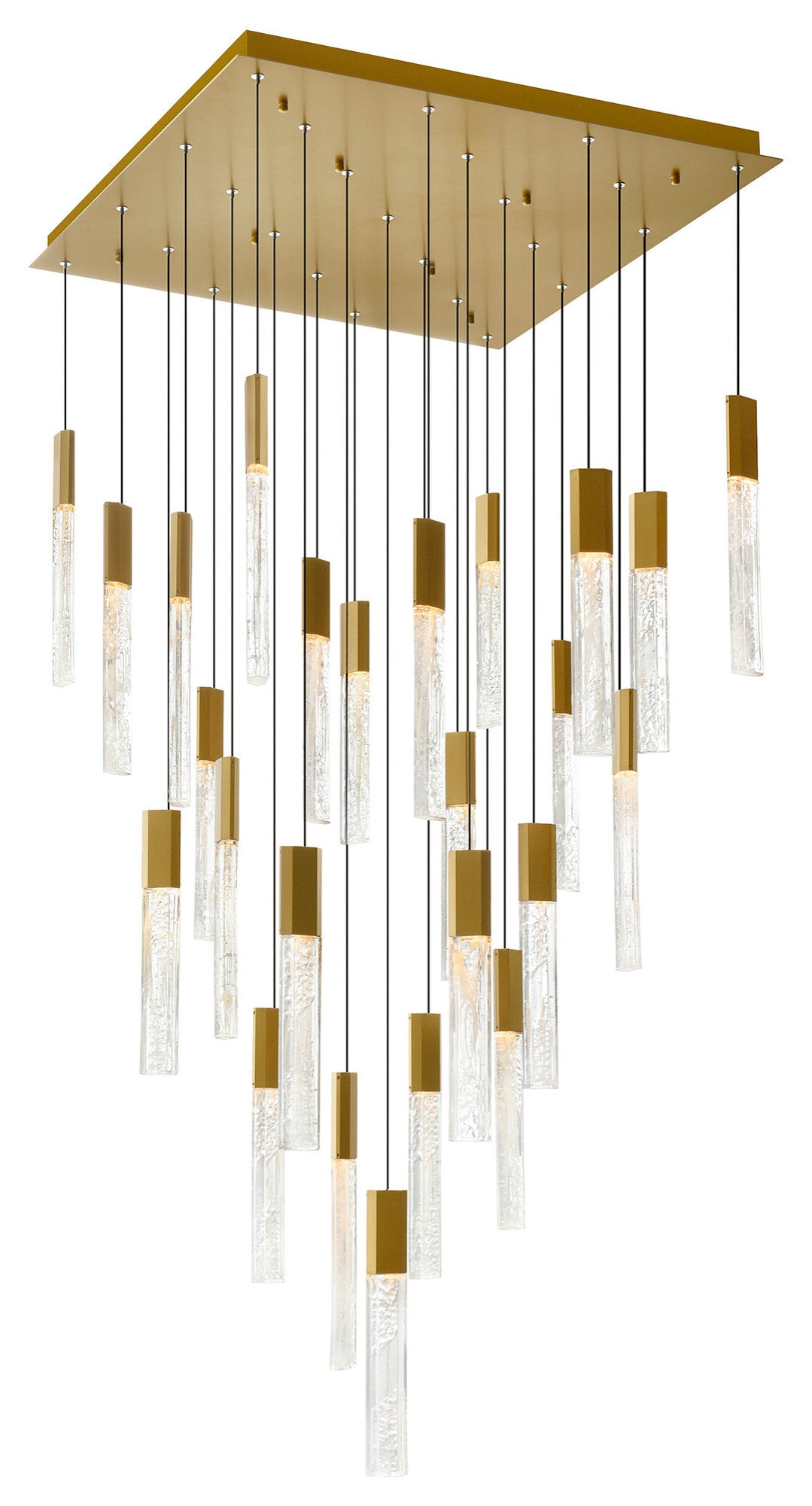 CWI LIGHTING 1589P28-25-624 Greta Integrated LED Brass ChandelierBy CWI Lighting