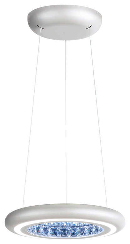 Schonbek Mfc101N-Si1S 1 Light Crystal Pendant, Glimmer SilverBy Schonbek