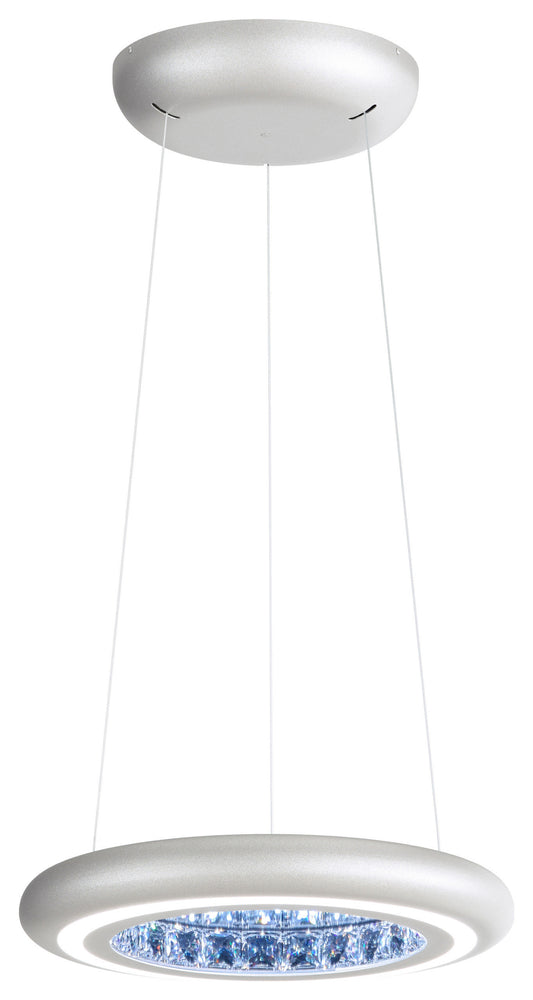 Schonbek Mfc101N-Si1S 1 Light Crystal Pendant, Glimmer SilverBy Schonbek