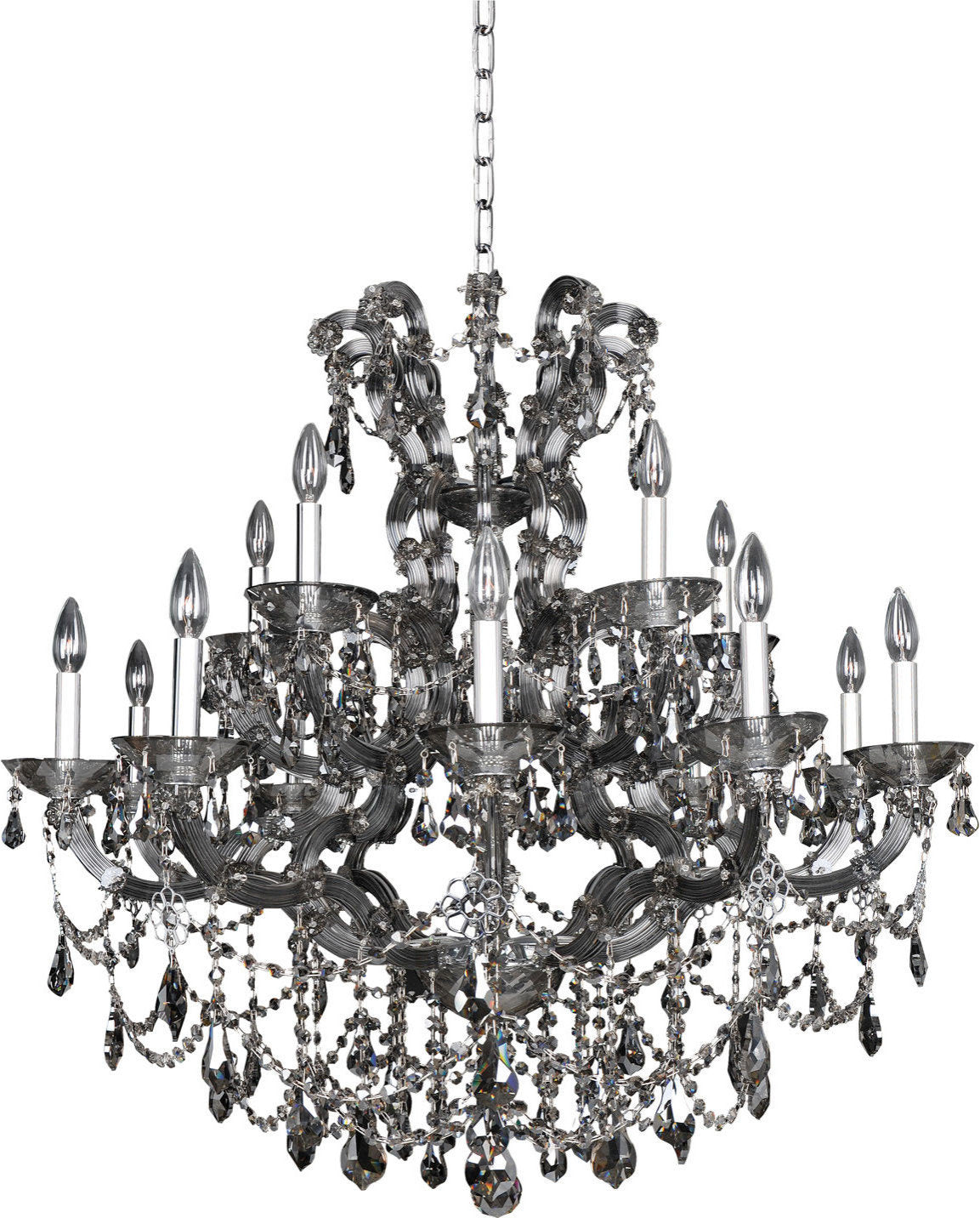 Brahms Chandelier, Chrome, 6By KALCO LIGHTING