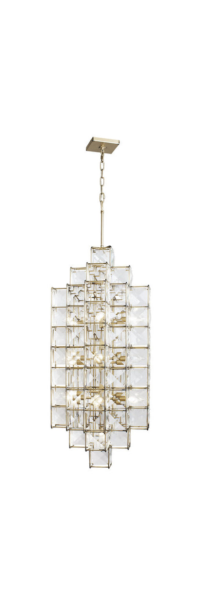 Varaluz Cubic 14-Lt Foyer - Calypso GoldBy Varaluz