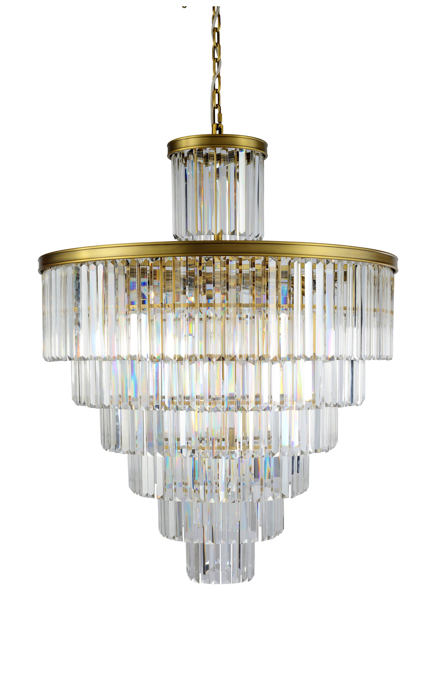 Artistry Lighting Edgewood Collection Hanging Crystal Chandelier 32x40By Artistry Lighting
