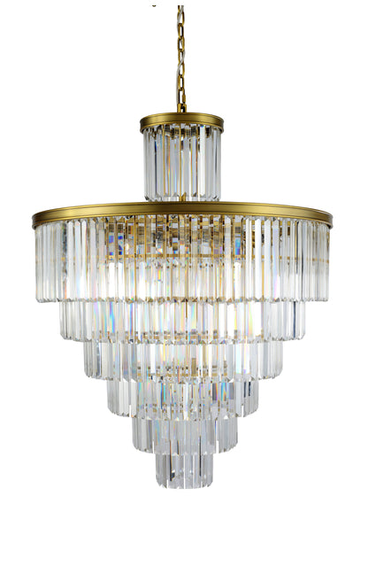 Artistry Lighting Edgewood Collection Hanging Crystal Chandelier 32x40By Artistry Lighting
