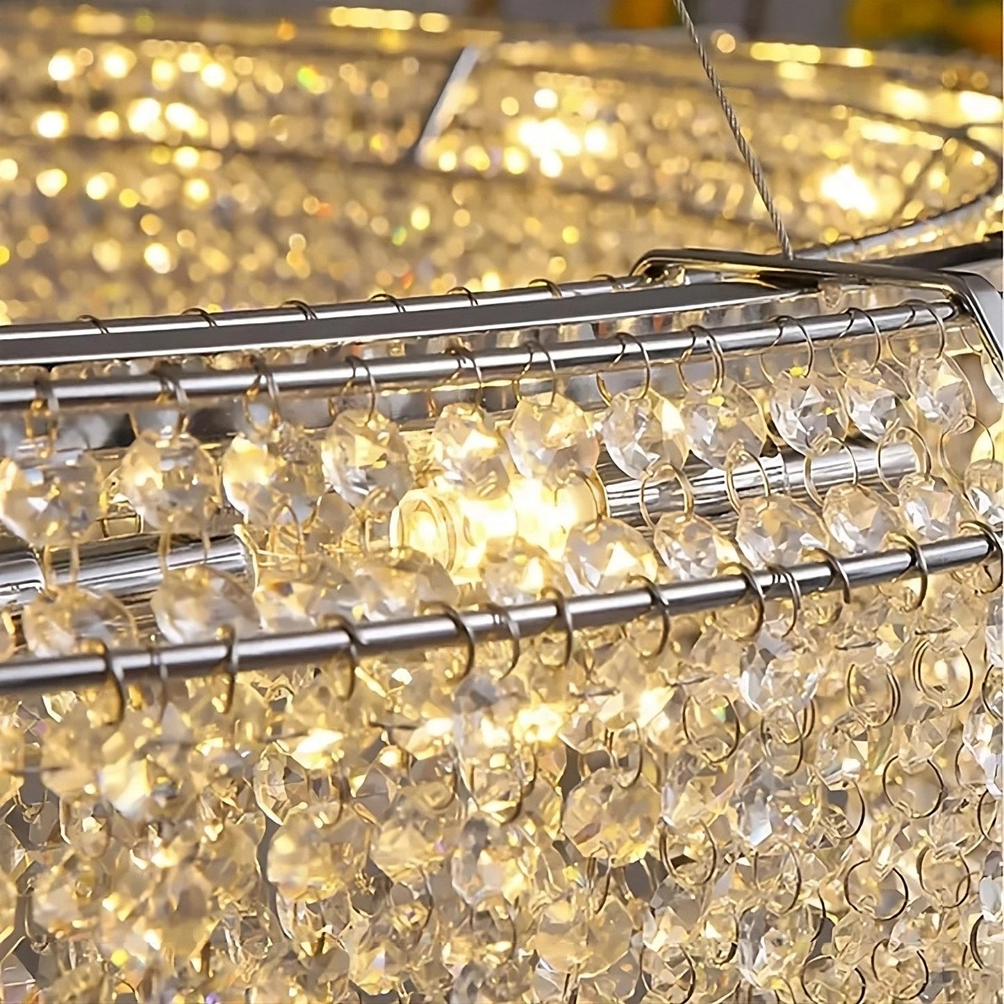Alleri Crystal Chandelier For Dining Room, 47"By MORSALE