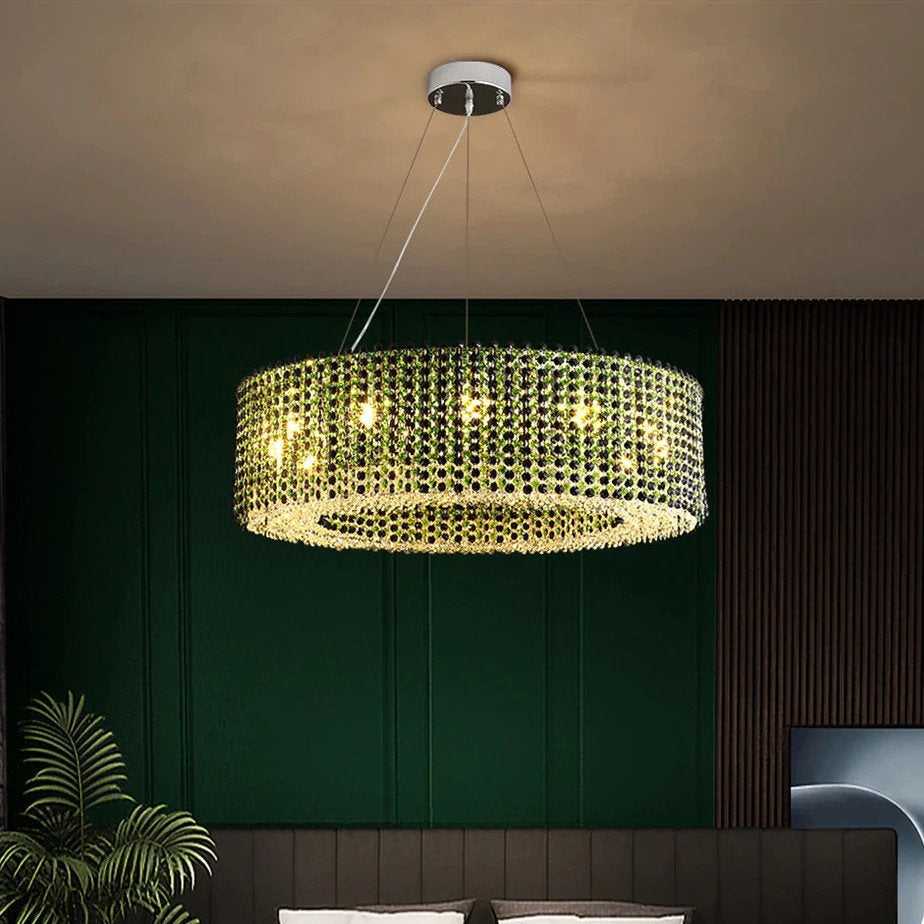 32" Alleri Crystal Beads Luxury ChandelierBy MORSALE