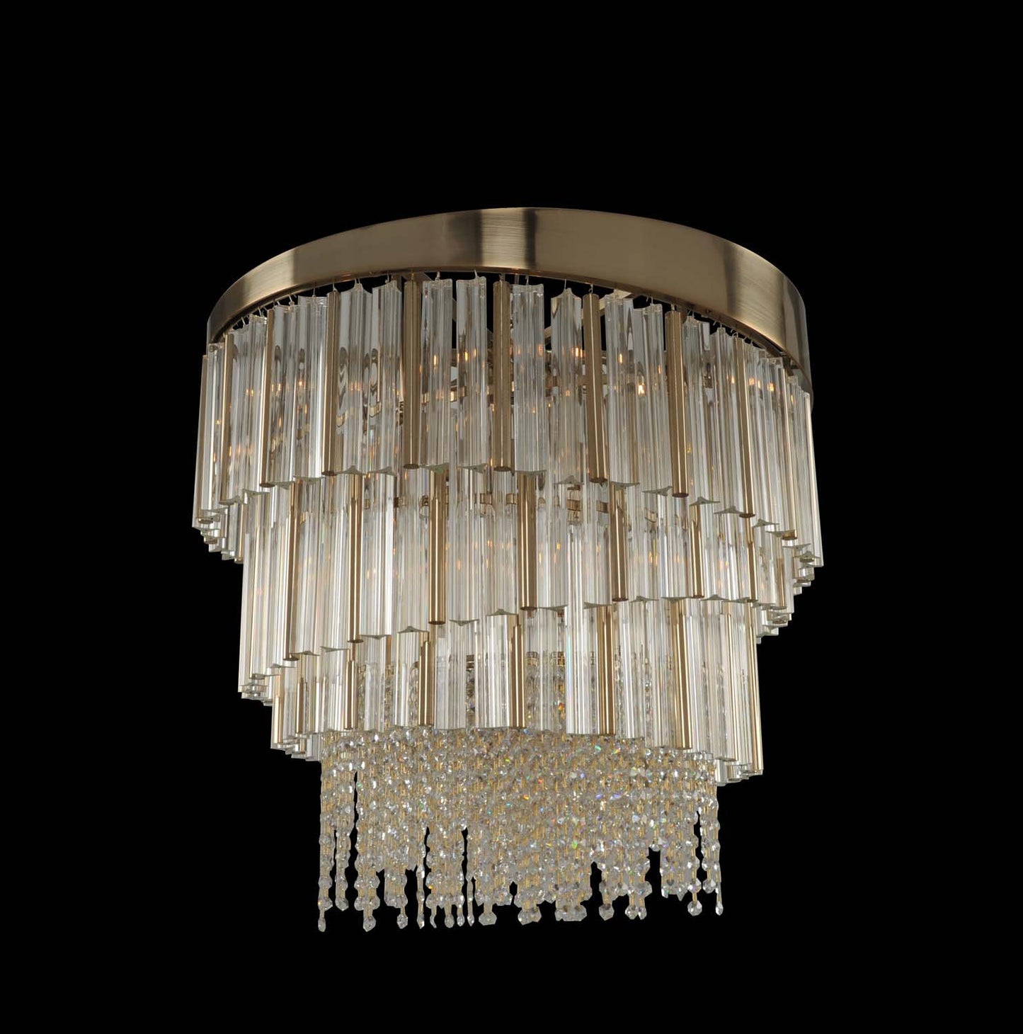 Espirali 27x26" 9-Light Modern Large Pendants by AllegriBy Allegri Crystal by Kalco Lighting
