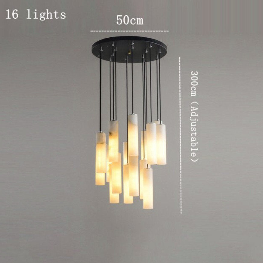 16-Light Natural Marble Modern ChandelierBy MORSALE