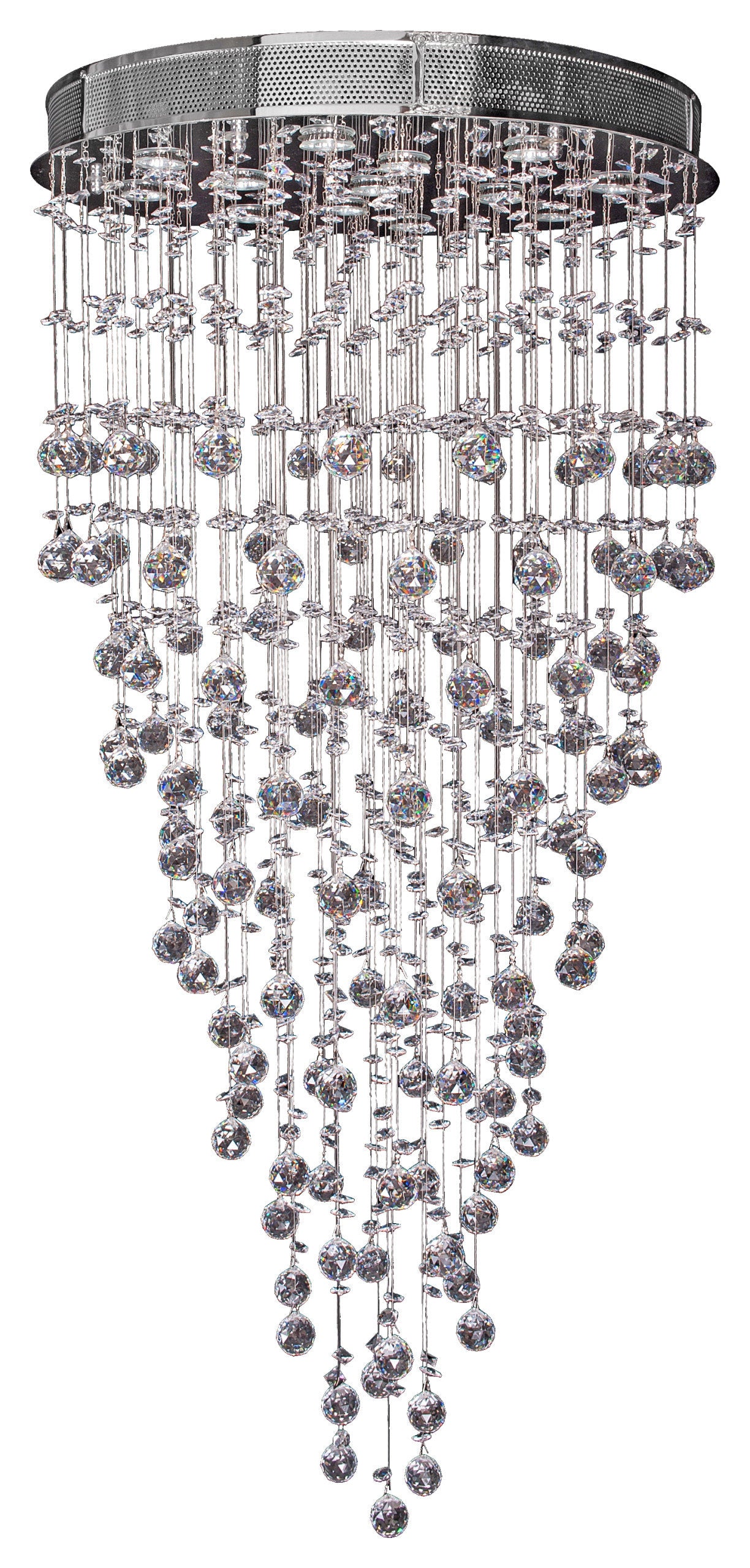Artistry Lighting Galaxy Drop Crystal Chandelier, 28x60By Artistry Lighting