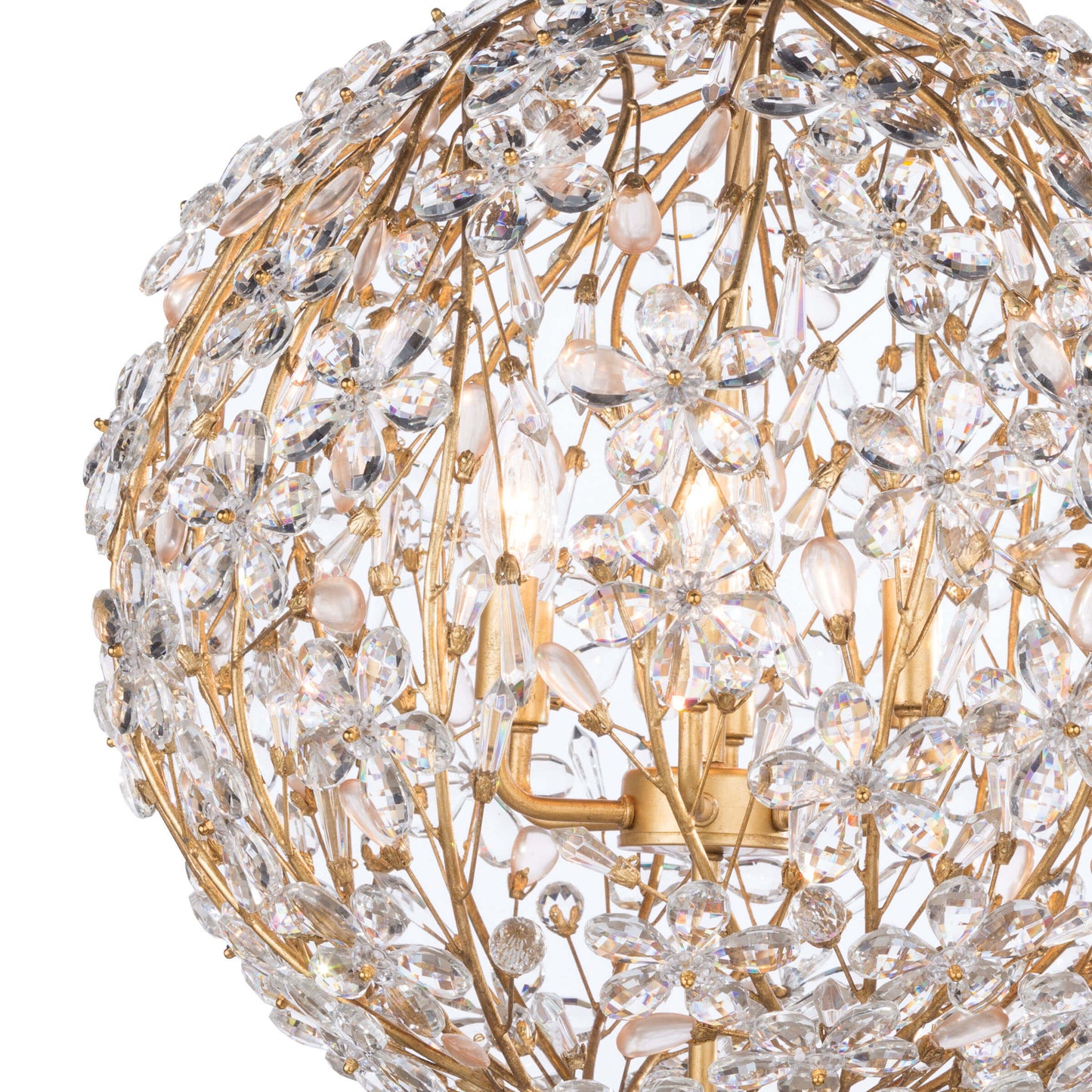 Cheshire Small Chandelier, GoldBy Regina Andrew