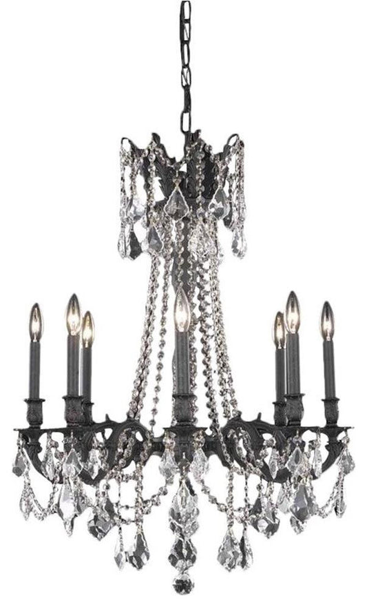 Elegant Lighting Rosalia 24" 8 Light Royal Crystal ChandelierBy Elegant Furniture & Lighting