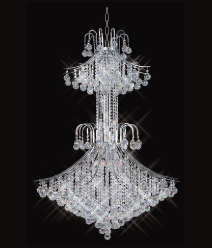 Artistry Lighting Toureg Collection Crystal Chandelier 37x53, ChromeBy Artistry Lighting