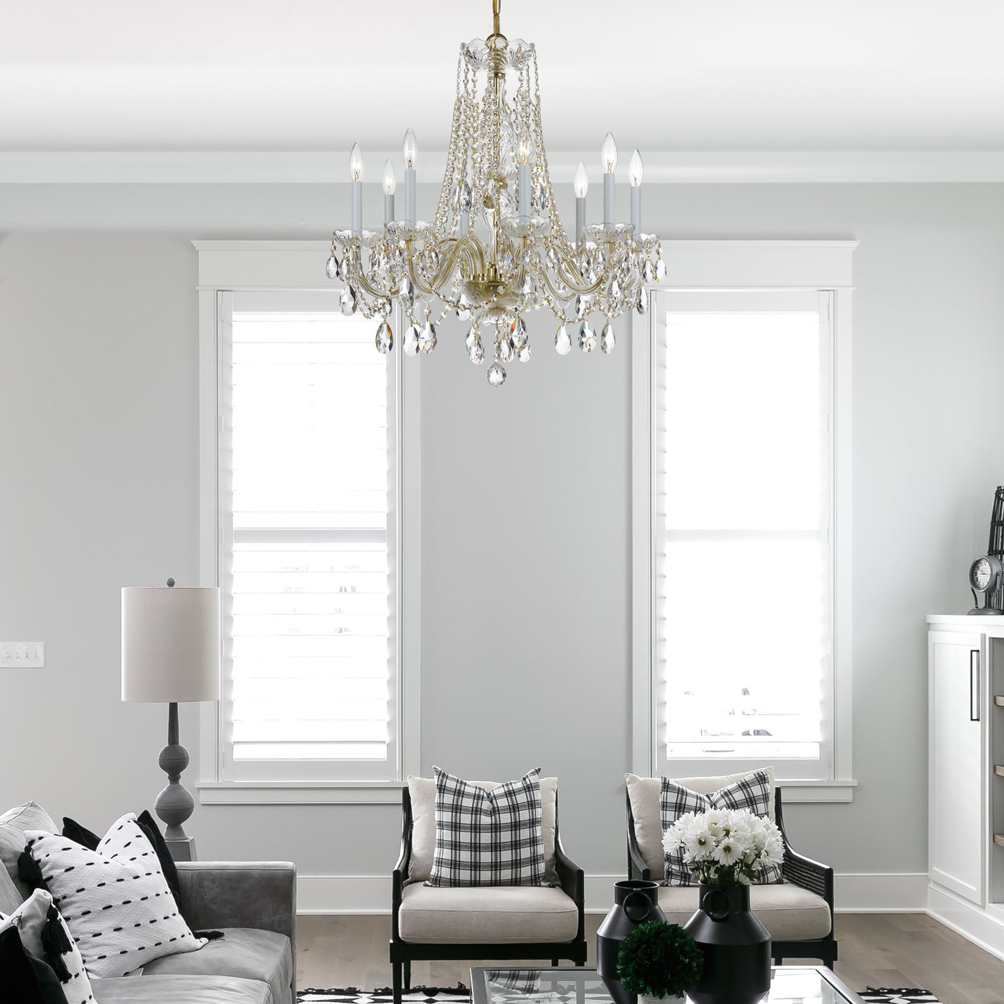 Crystorama Lighting Group 1138-CL-S Traditional Crystal 8 Light - PolishedBy Crystorama Lighting
