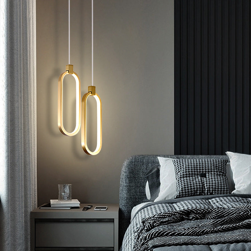 Nordlux AuraLine Wall Lamp �C Slim Nordic Minimalist Chandelier Fully Made of Copper