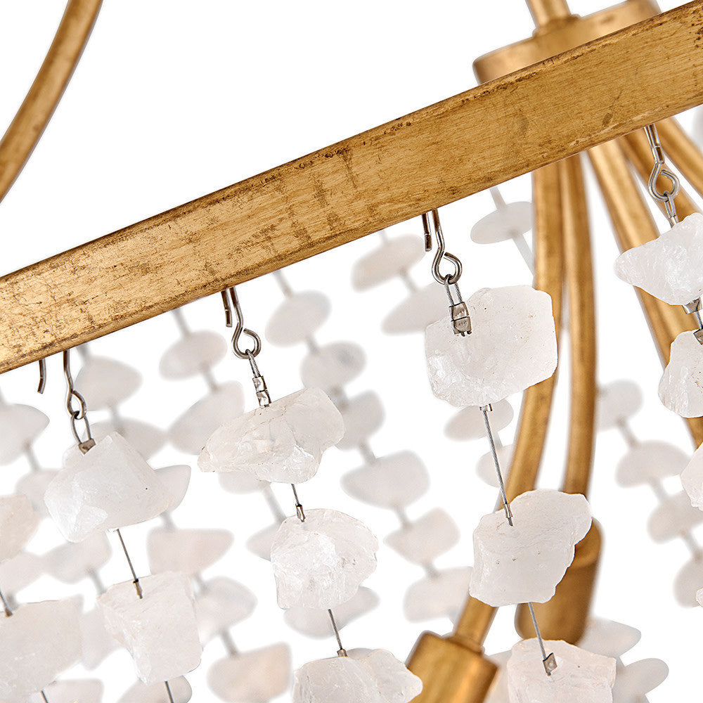 Fredrick Ramond Myra Medium Chandelier, Distressed BrassBy Hinkley