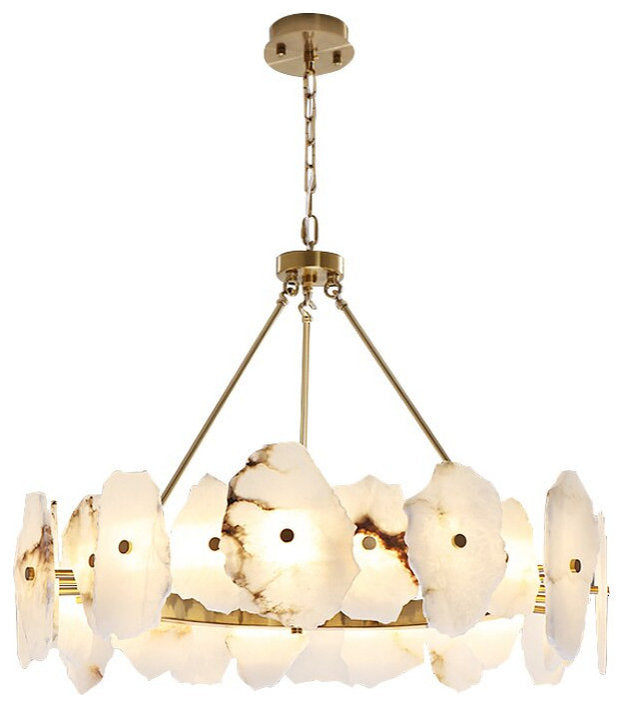 32" Natural Marble Living Room ChandelierBy MORSALE