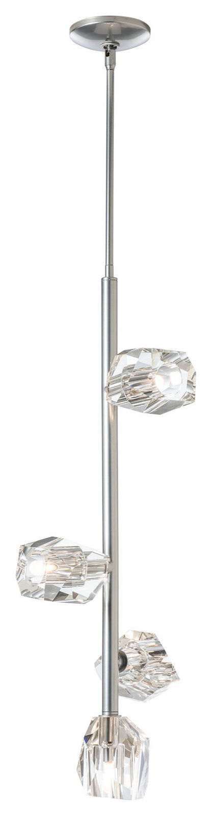Gatsby Vertical Pendant, Sterling FinishBy Hubbardton Forge