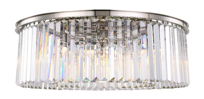 Sydney 10-Light Flush Mount, Shade: ClearBy Elegant Furniture & Lighting