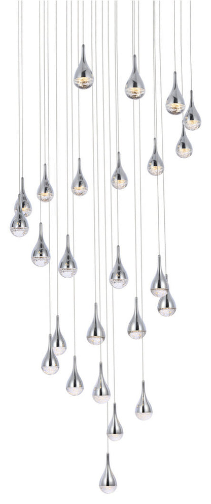 Elegant Lighting Amherst 42" Led Chandelier in ChromeBy Elegant Furniture & Lighting