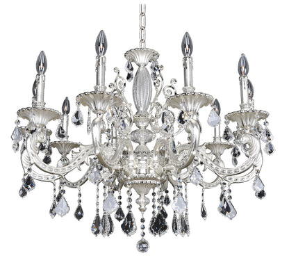 Casella 10 Light Chandelier, Swarovski Elements ClearBy Allegri Crystal by Kalco Lighting
