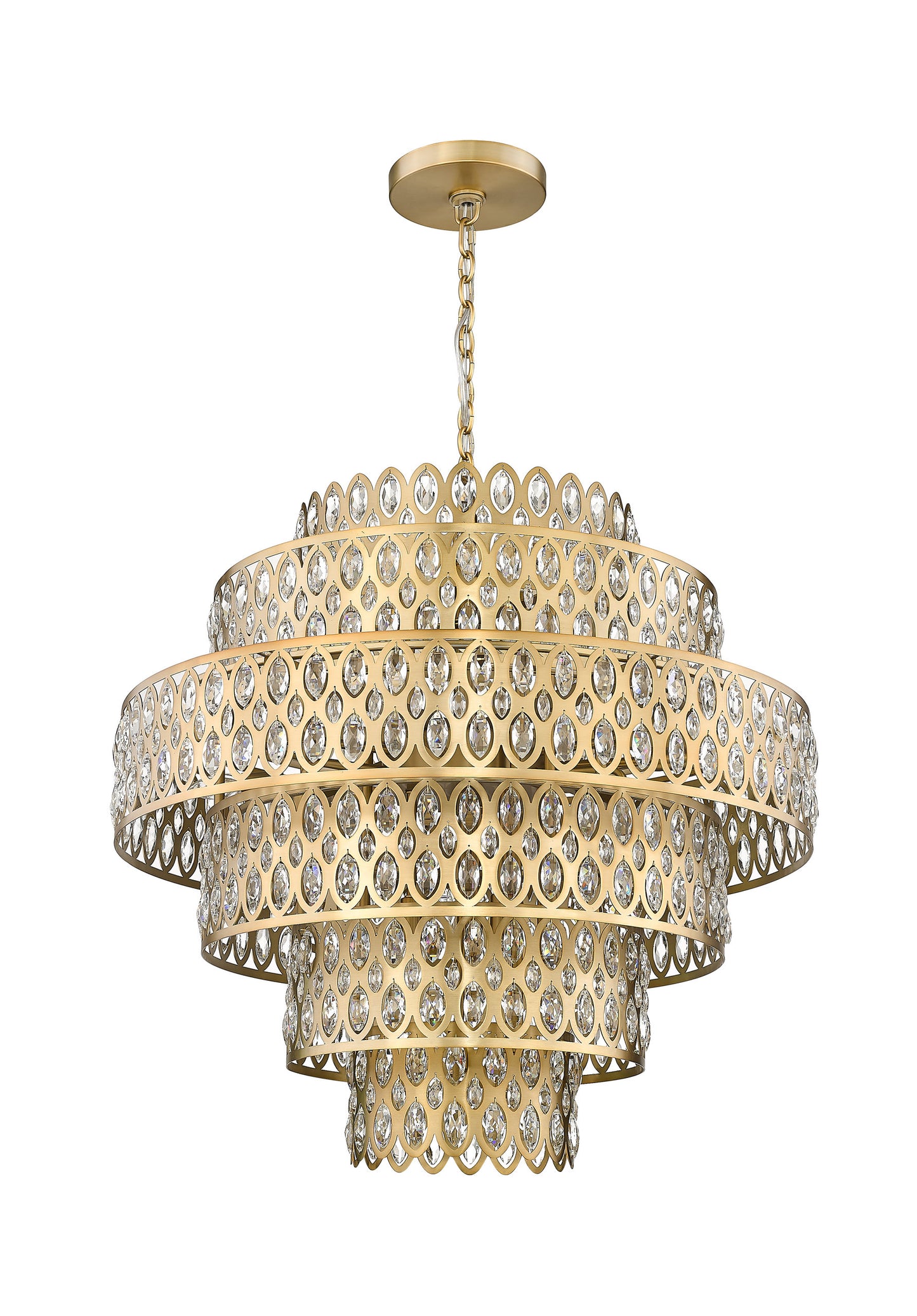 Z-Lite 822P32-HB 17 Light Pendant, Heirloom BrassBy Z-LIte