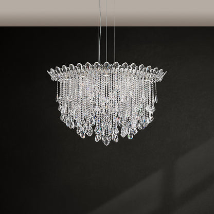 Schonbek Tr4812N-401H 8 Light Crystal Pendant, Polished Stainless SteelBy Schonbek