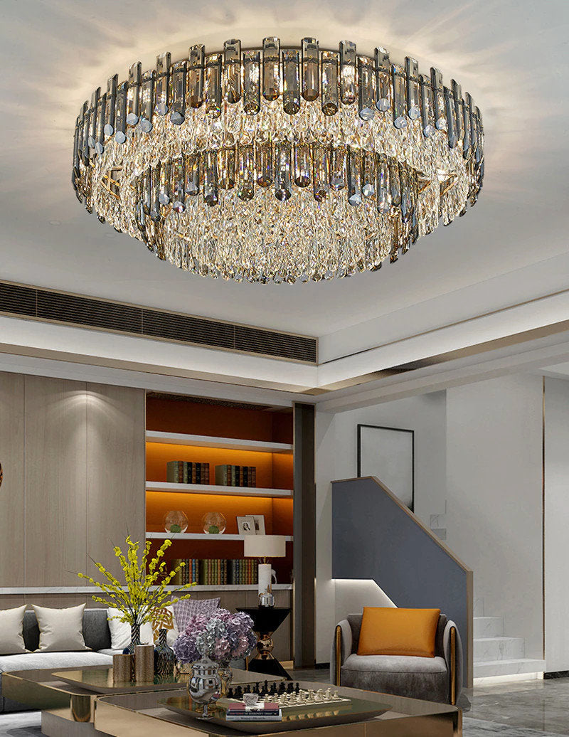 Adria | Large Luxury Crystal Chandelier, 31.5''By Miron Demid LLC