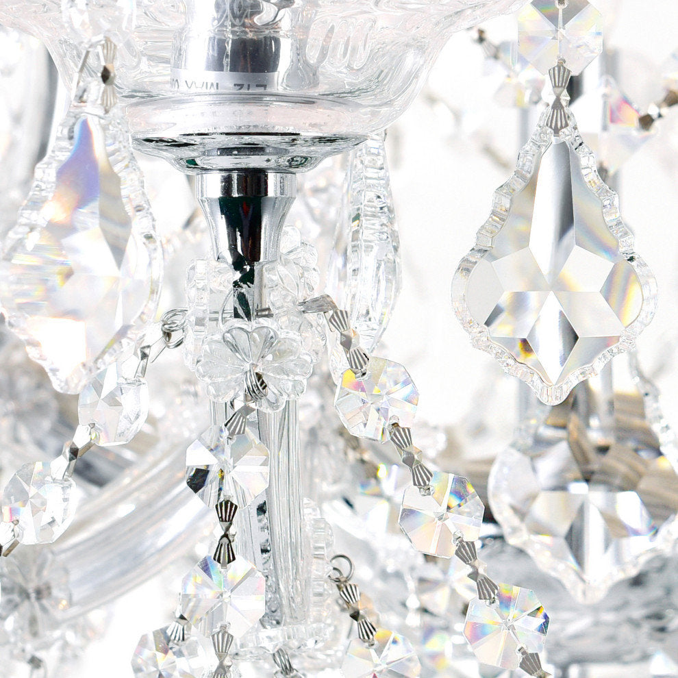 Maria Theresa Up Chandelier, 42"By CWI Lighting