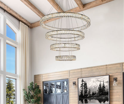 Modern Black 4-Light ChandelierBy Home Living