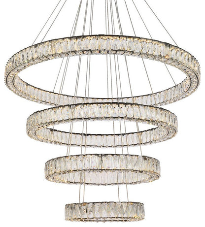 Modern Black 4-Light ChandelierBy Home Living