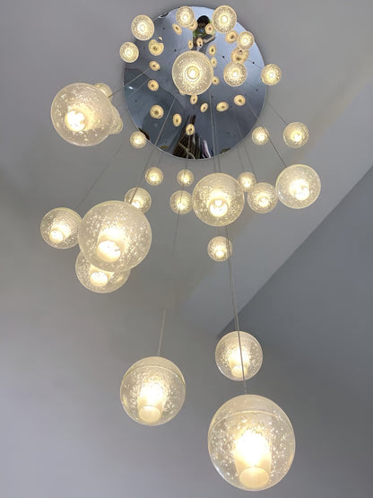 Lenno | Crystal Hanging Light Fixture, 30 LightsBy Miron Demid LLC