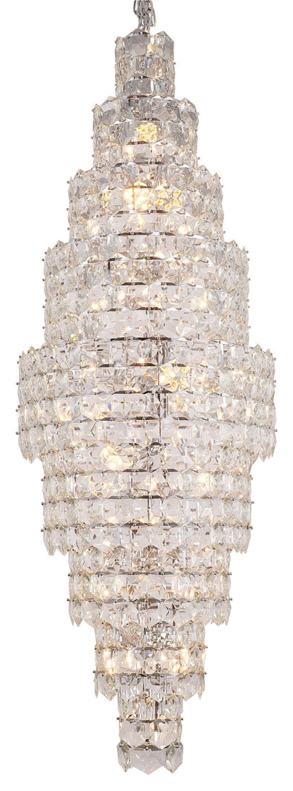 9 Tier Chrome Crystal ChandelierBy Design Living