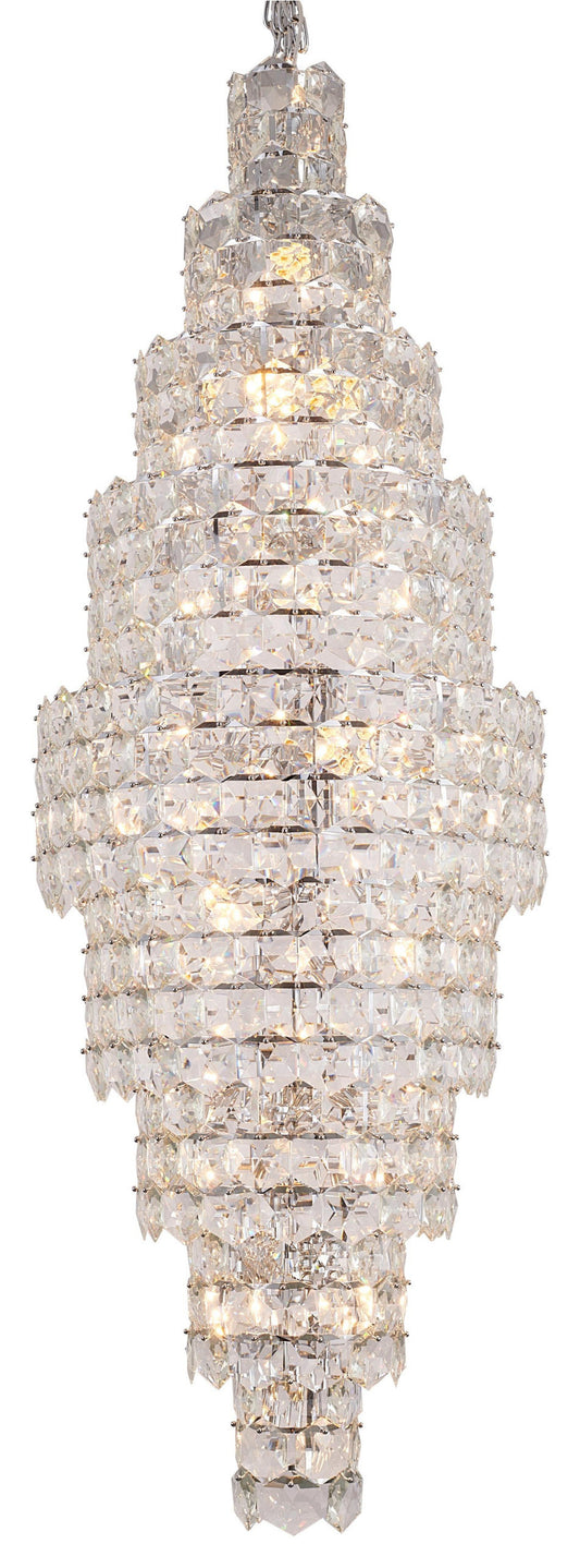 9 Tier Chrome Crystal ChandelierBy Design Living