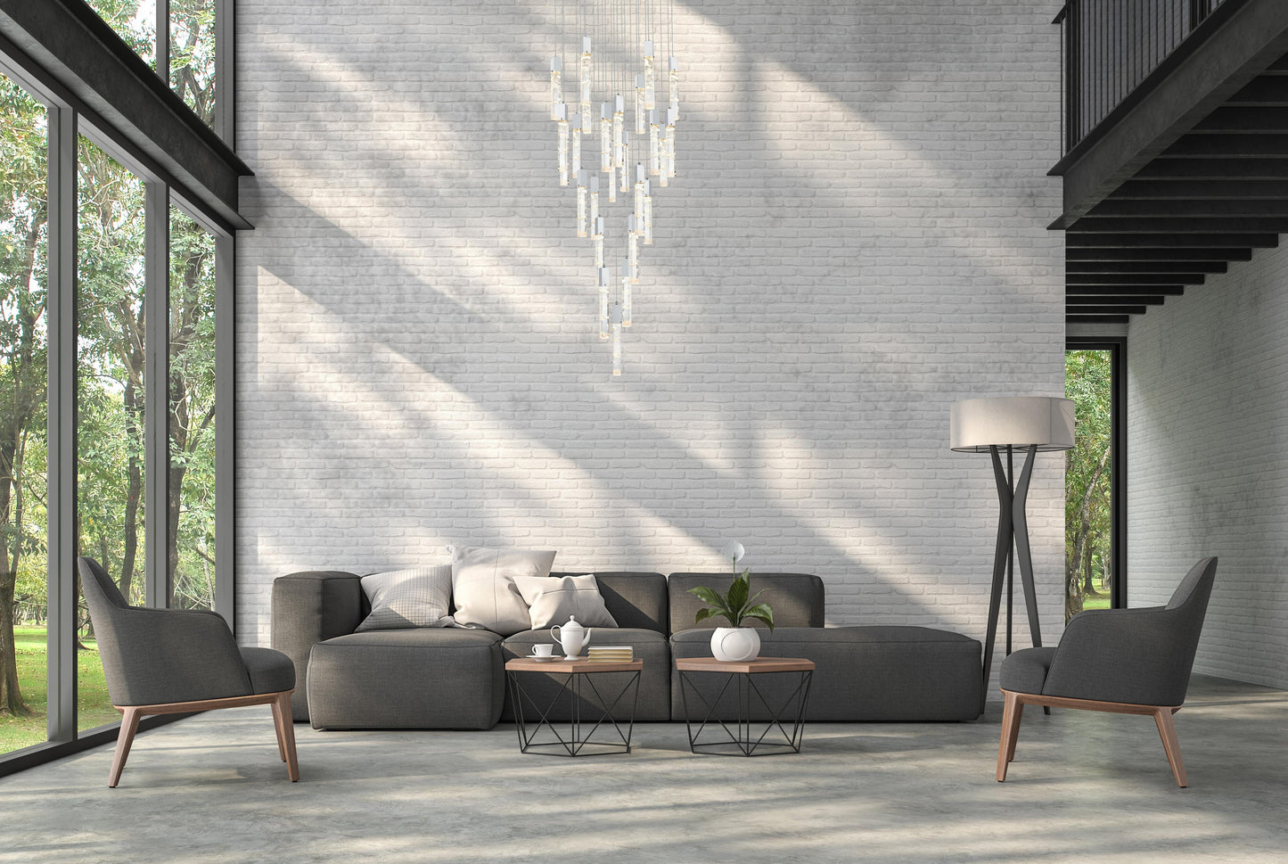 Home Living 42" Chandelier, ChromeBy Home Living