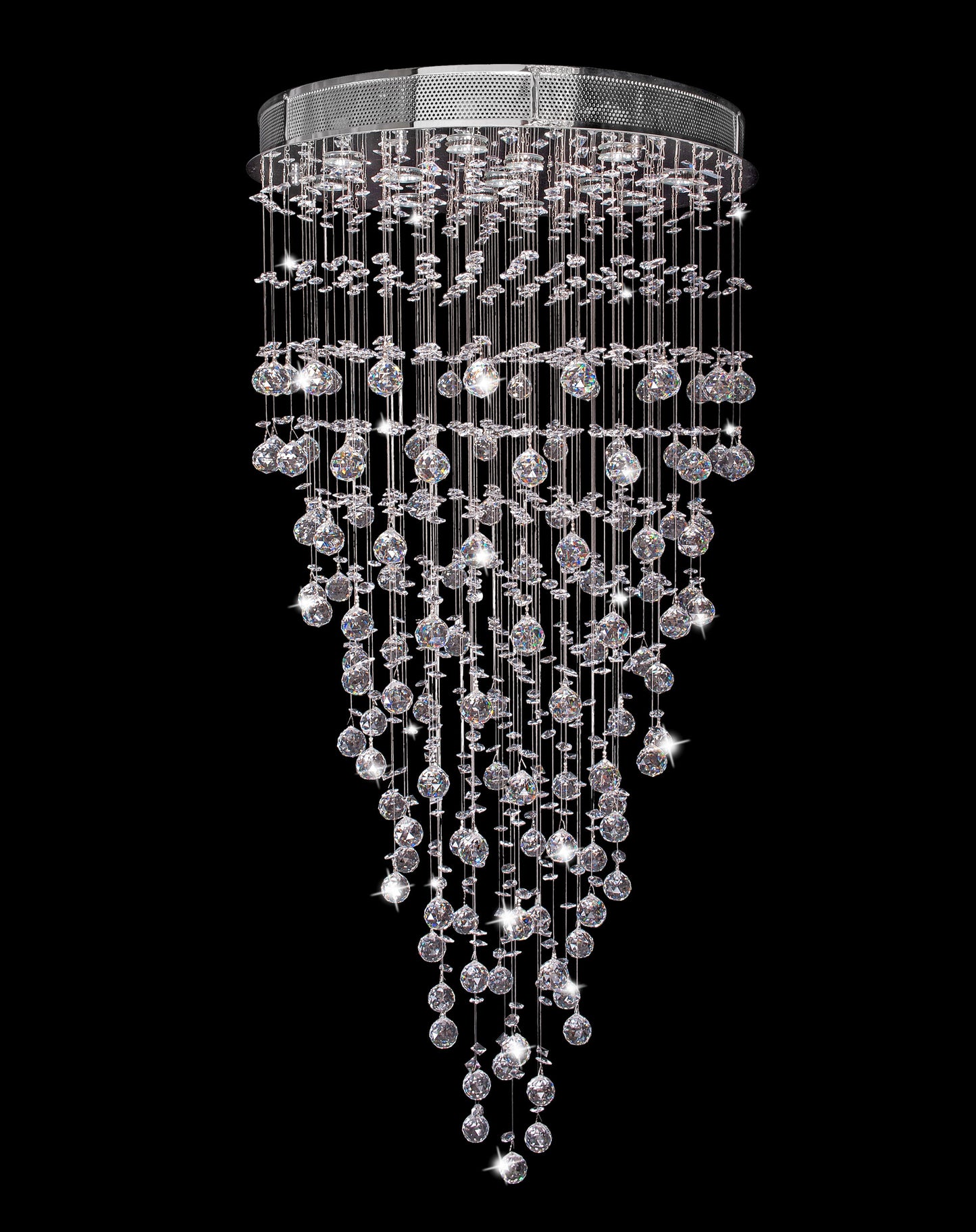 Artistry Lighting Galaxy Drop Crystal Chandelier, 28x60By Artistry Lighting