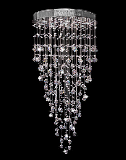 Artistry Lighting Galaxy Drop Crystal Chandelier, 28x60By Artistry Lighting