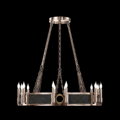 Fine Art Handcrafted Lighting Mirage 12 Light 36" Wide Taper Candle Style Chandelier