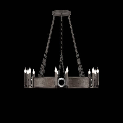 Fine Art Handcrafted Lighting Mirage 12 Light 36" Wide Taper Candle Style Chandelier