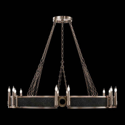 Fine Art Handcrafted Lighting Mirage 12 Light 50" Wide Taper Candle Style Chandelier