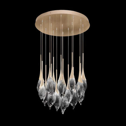 Fine Art Handcrafted Lighting Mayu 33" Wide LED 18 Light Pendant