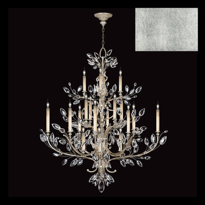 Fine Art Handcrafted Lighting Crystal Laurel 20 Light 57" Wide Crystal Chandelier