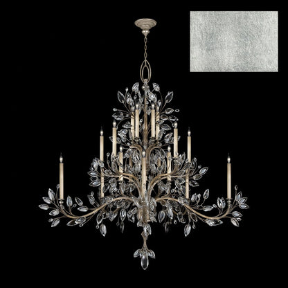 Fine Art Handcrafted Lighting Crystal Laurel 20 Light 75" Wide Crystal Chandelier