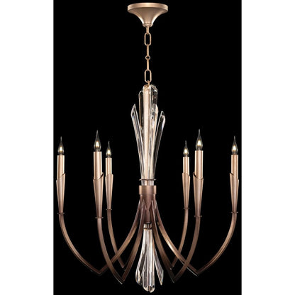 Fine Art Handcrafted Lighting Trevi 6 Light 26" Wide Crystal Candle Style Chandelier