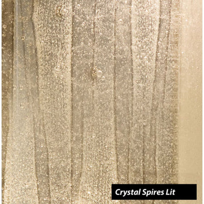 Fine Art Handcrafted Lighting Crystal Bakehouse 2 Light 30" Tall Wall Sconce