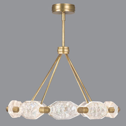 Fine Art Handcrafted Lighting Allison Paladino 20 Light LED Foyer Pendant with Quartz Shades