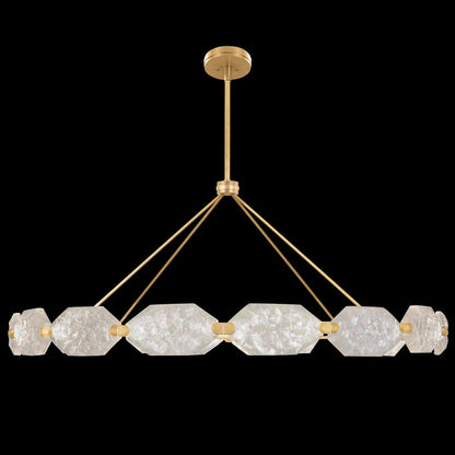 Fine Art Handcrafted Lighting Allison Paladino 16 Light 74" Wide Integrated LED Crystal Chandelier